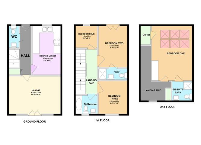 Bright&Modern TownHouse 5 Beds Free Parking gallery image 2