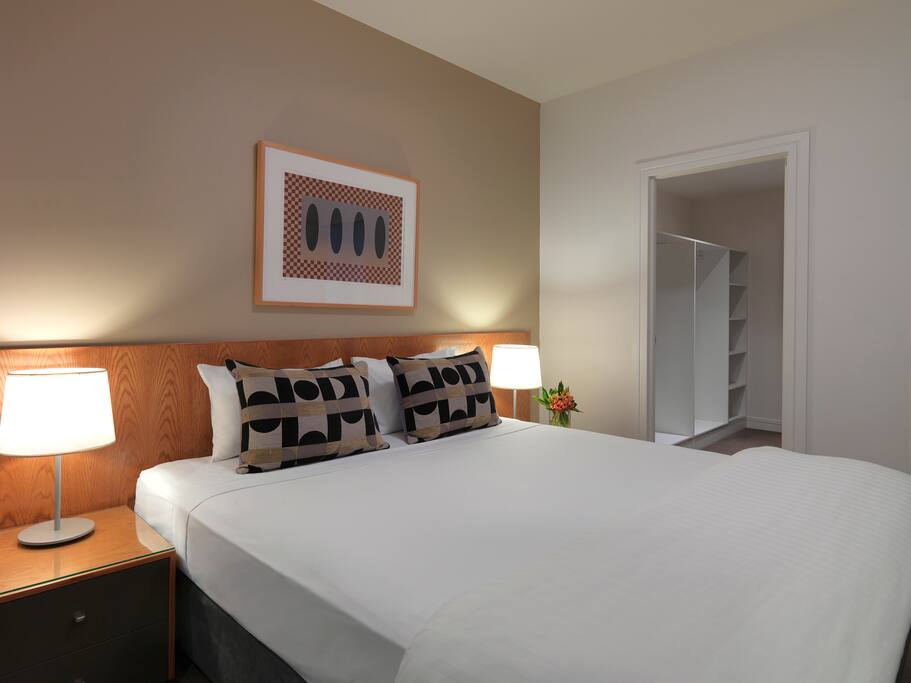 Bedroom with walk-in wardrobe
