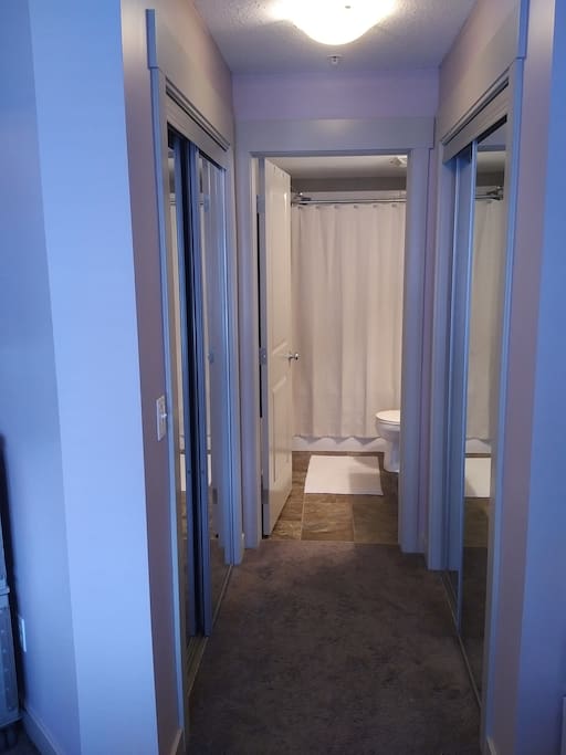 Bedroom Looking to Bathroom