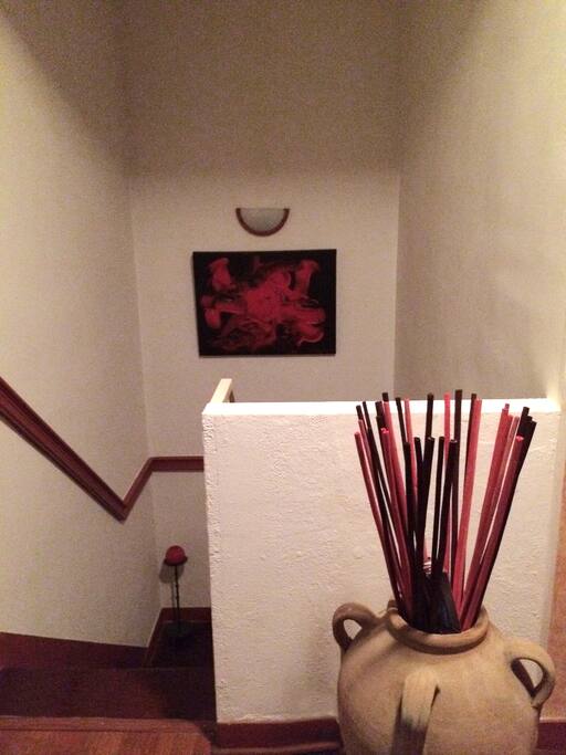 Escalier vers la chambre