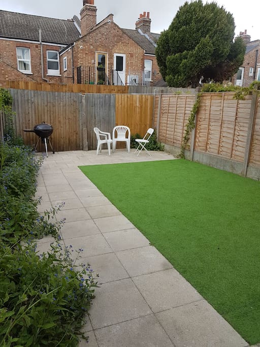 Private rear garden