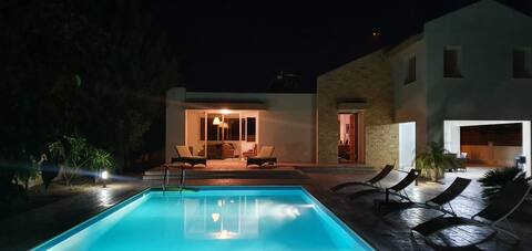 Seaside Home in Pervolia, Sleeps 6 - Private pool