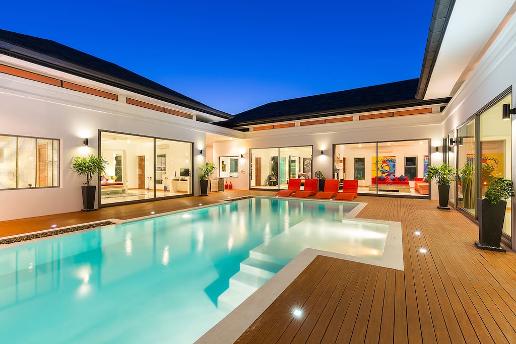Beautiful pool and deck