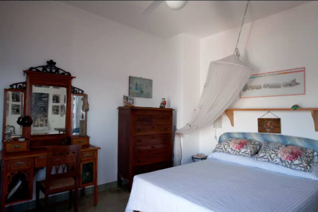 Your private room on the first floor, with private terrace just in front your bed.