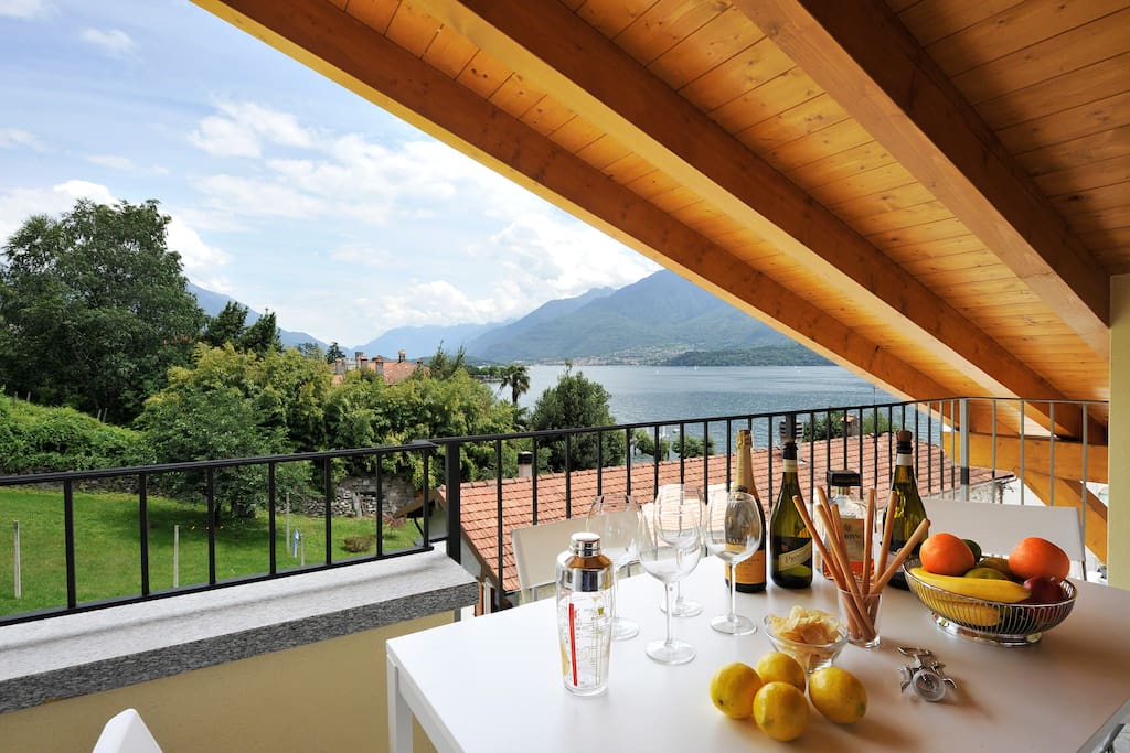 View from the private balcony