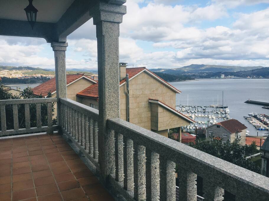 Terraza con vistas al mar