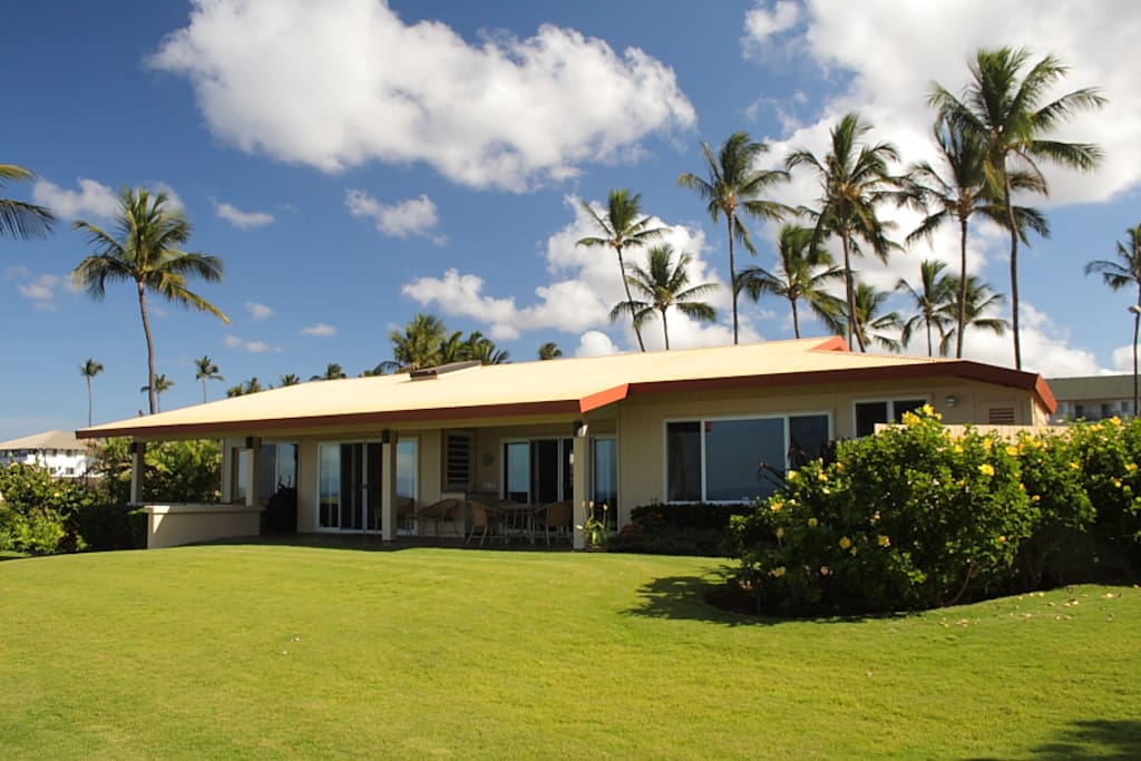 from the beach back to Wailele