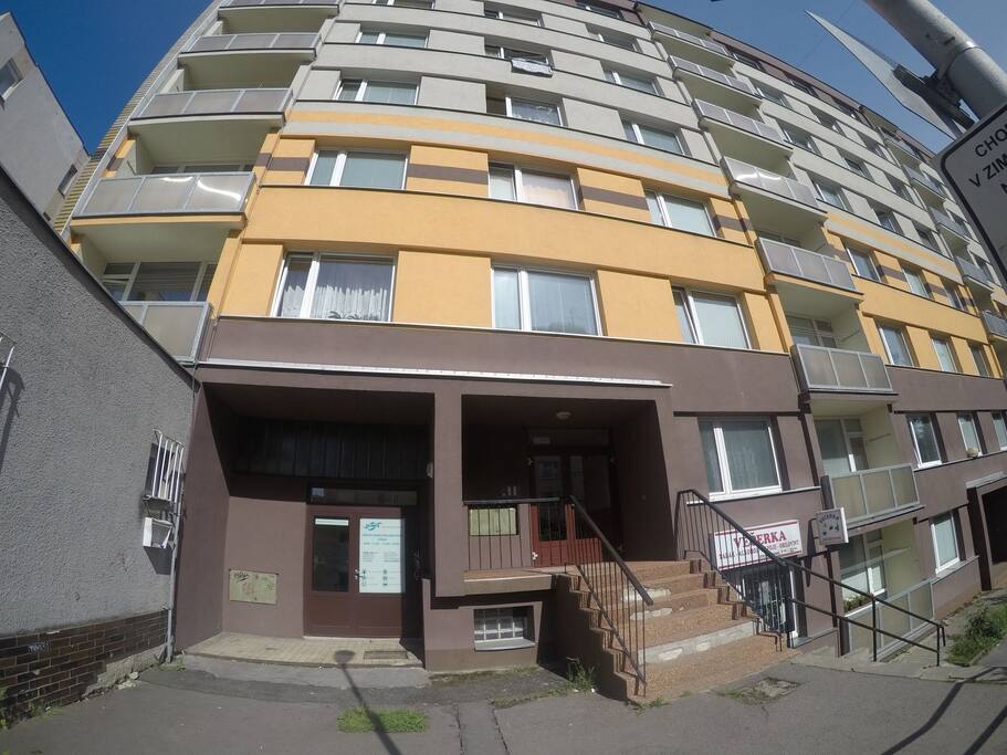 Facade of the apartment /Apartment building