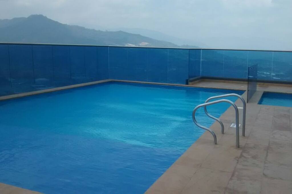 Pool on the roof