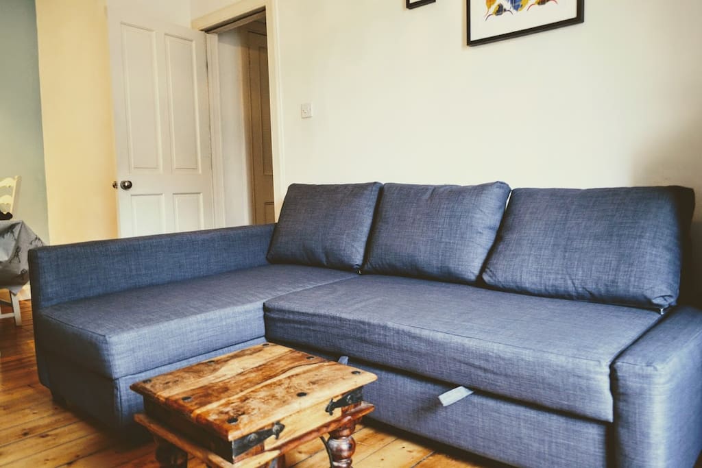 Sofa Bed in Lounge Area