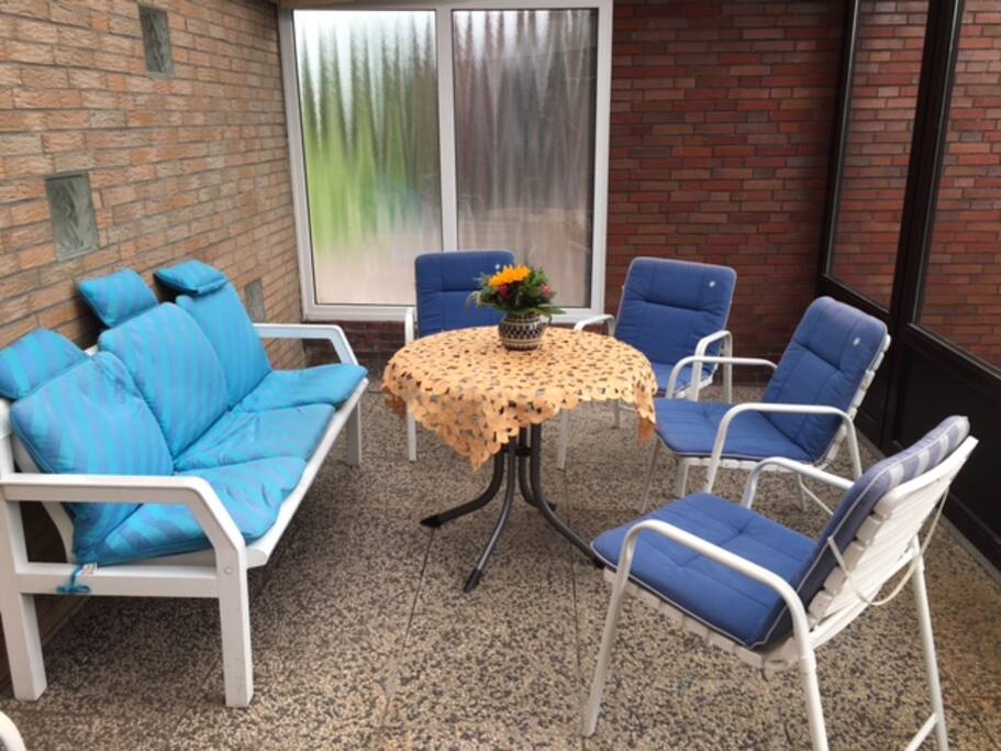 Überdachter Grillplatz