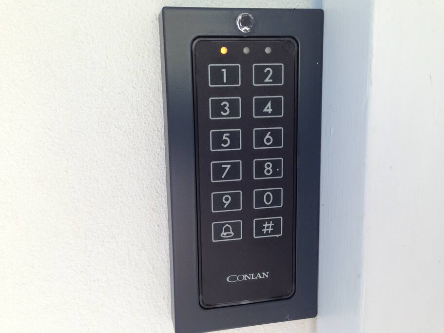 Electronic door lock in to the B&B facilities