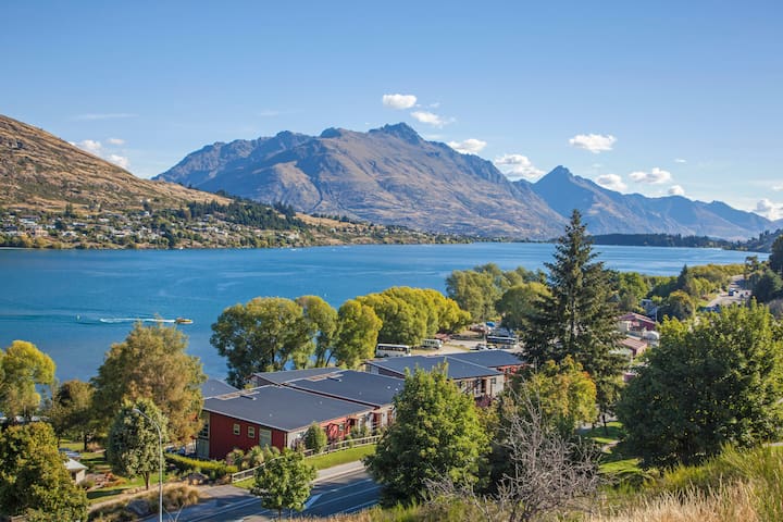 Funky hotel styled room