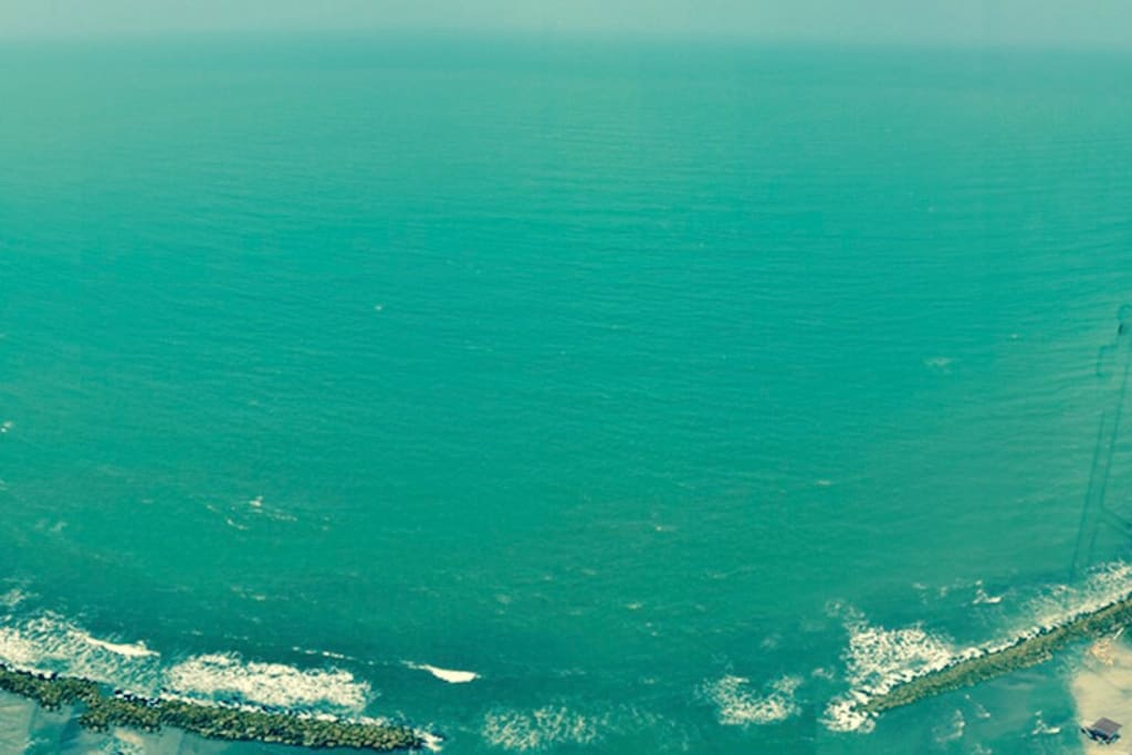 This is your 180° view from the balcony