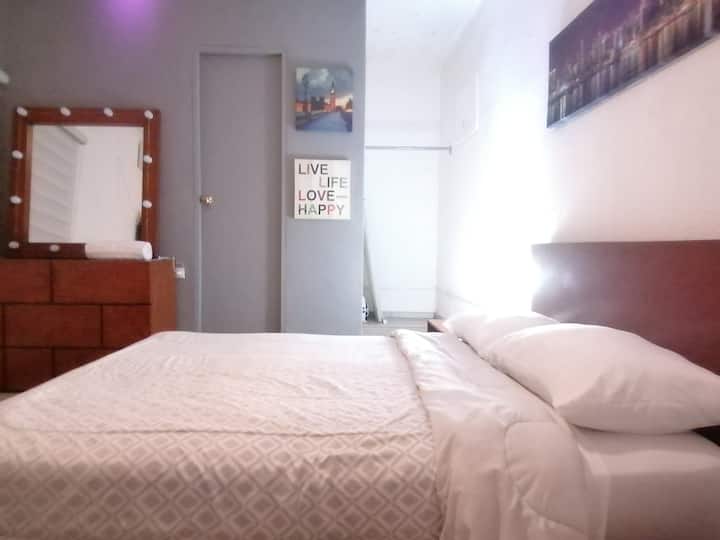 Close to consulate. Centrally located, comfortable and safe. Houses