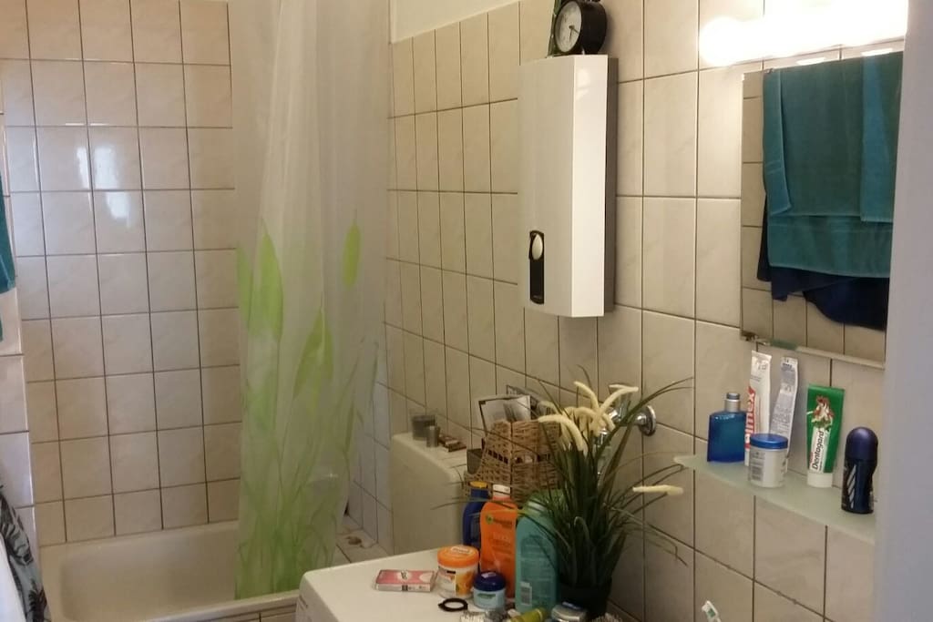 Badezimmer zur gemeinsamen Nutzung