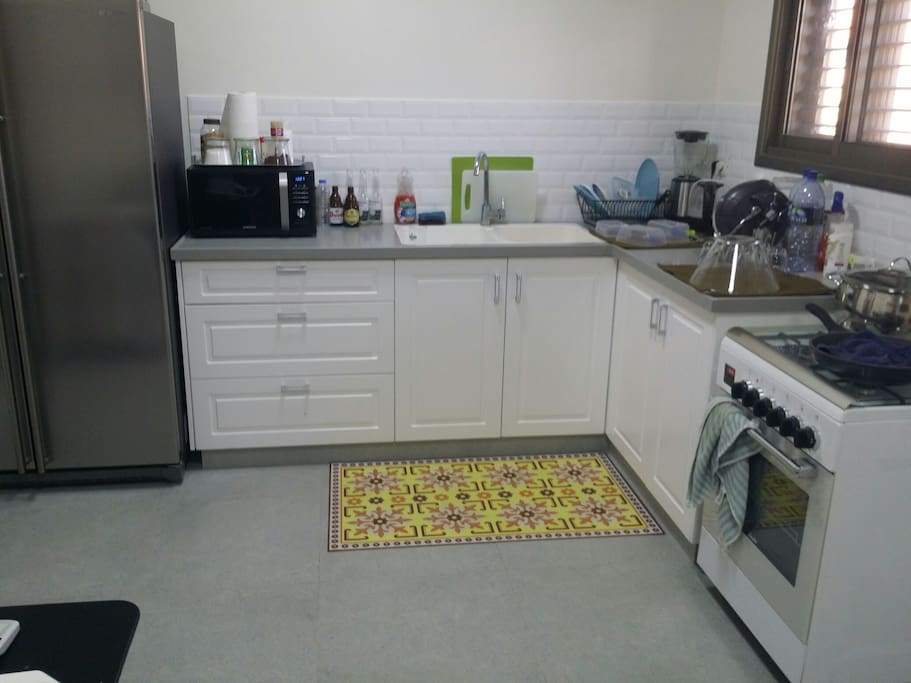 Modern kitchen equipped well.