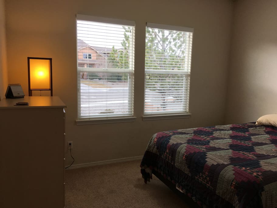 View from bedroom 1