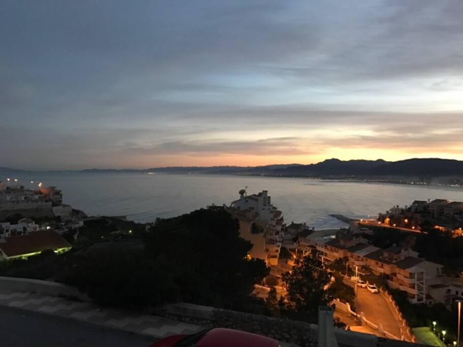 Hermosa vista hacia la Playa de Cullera