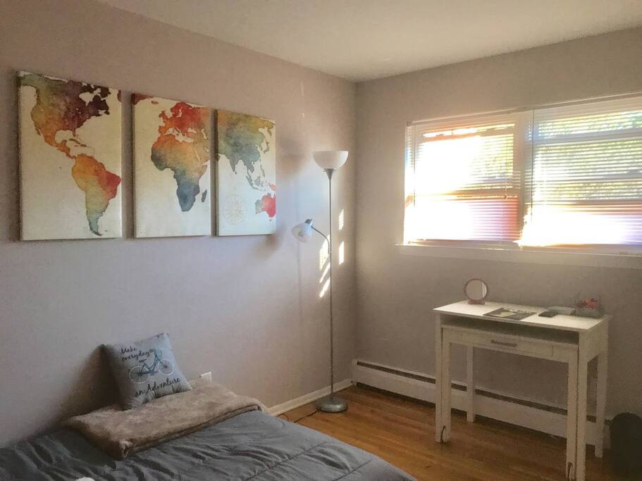 Sunlight always comes into the bedroom