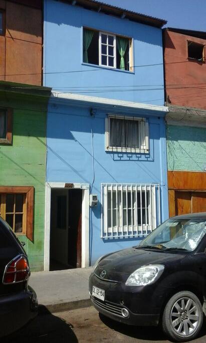 vista externa de la casa