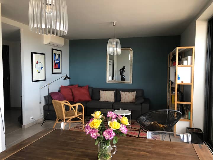 Très Bel Appartement Vue Mer 5mn De Porto Vecchio - Porto Vecchio