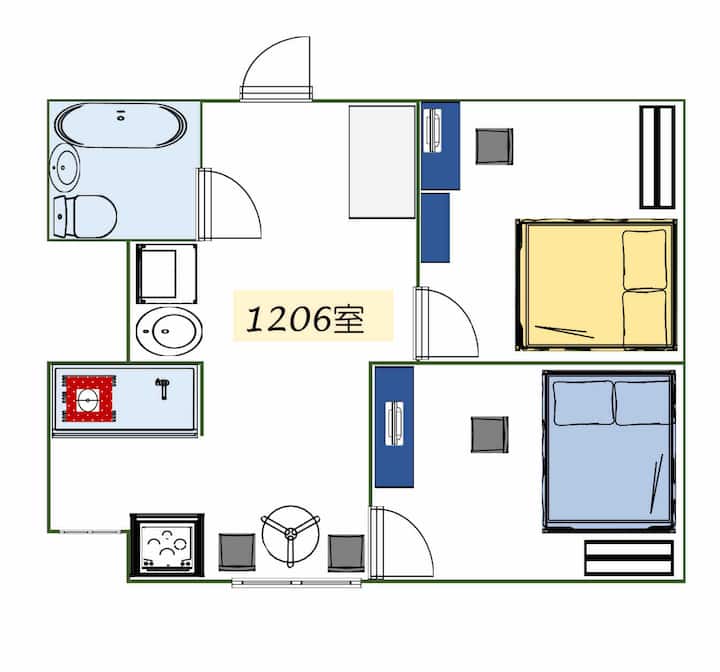 A0宿 東新宿1206電梯大樓2室1廳1衛 - Shinjuku