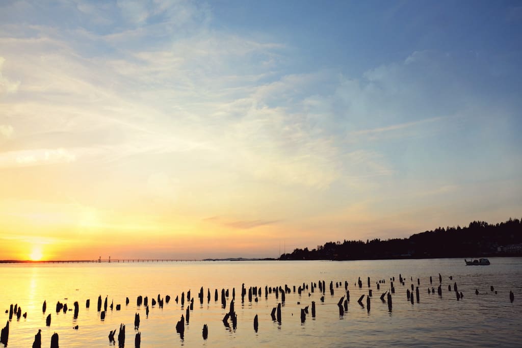 A perfect Astorian sunset.