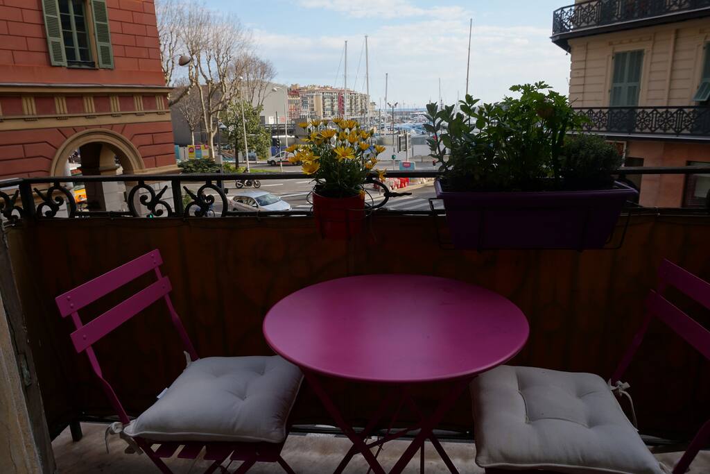 Depuis le balcon du salon