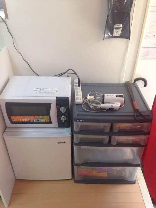 Refrigerator & Microwave &Hairdryer