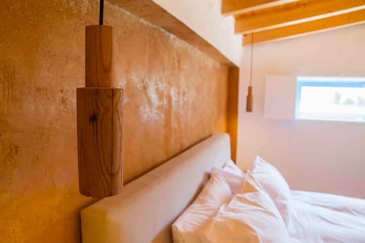 Chumba cha kulala Mezanine - kitanda cha ukubwa wa mfalme