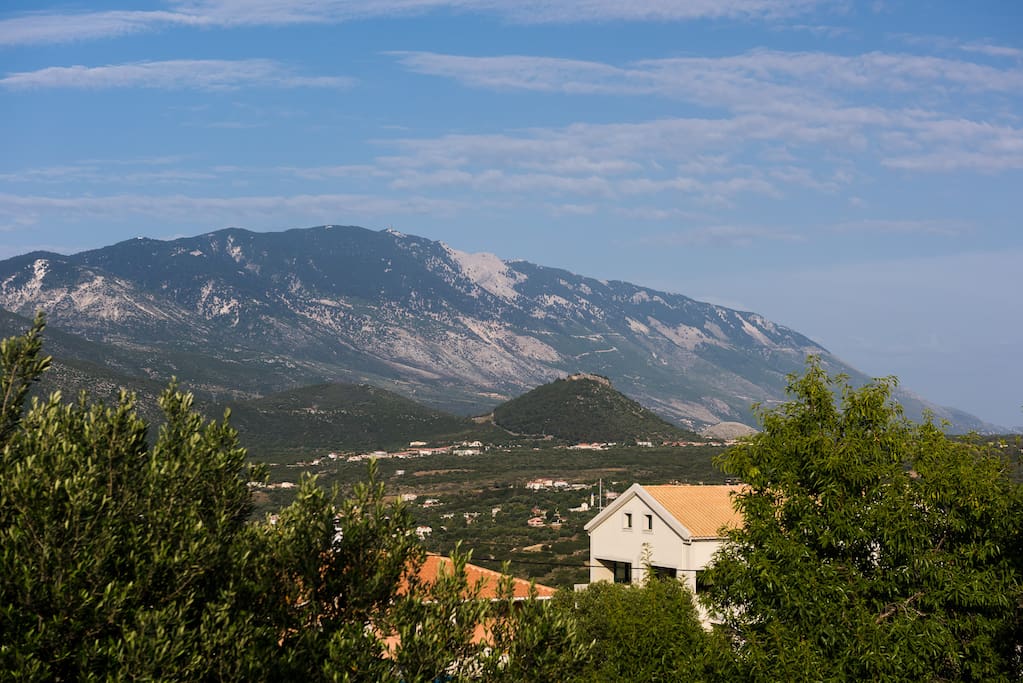 View of "Ainos" mountain