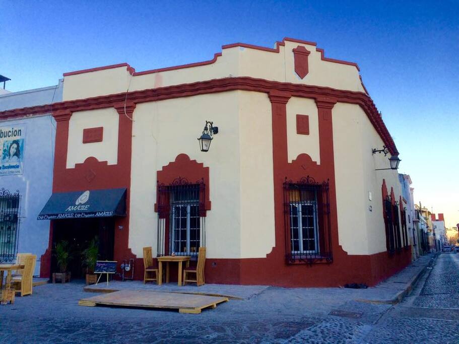 Entrada a nuestra cafetería