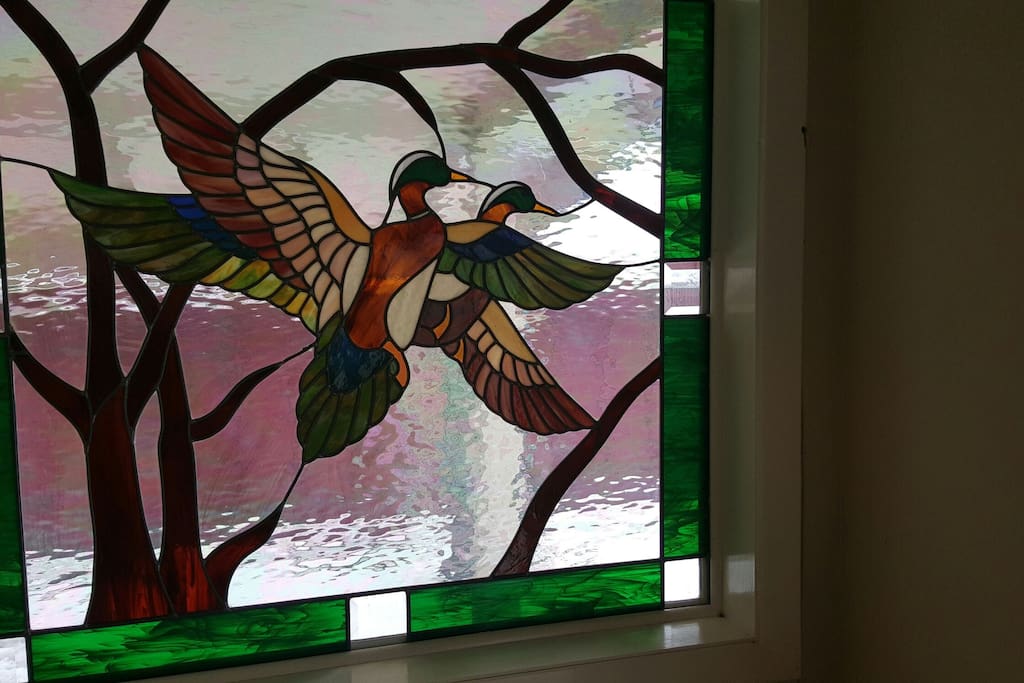 Stained glass window