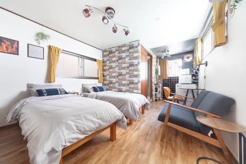 Ez access to Shin-Osaka, Namba Studio 301 in Osaka