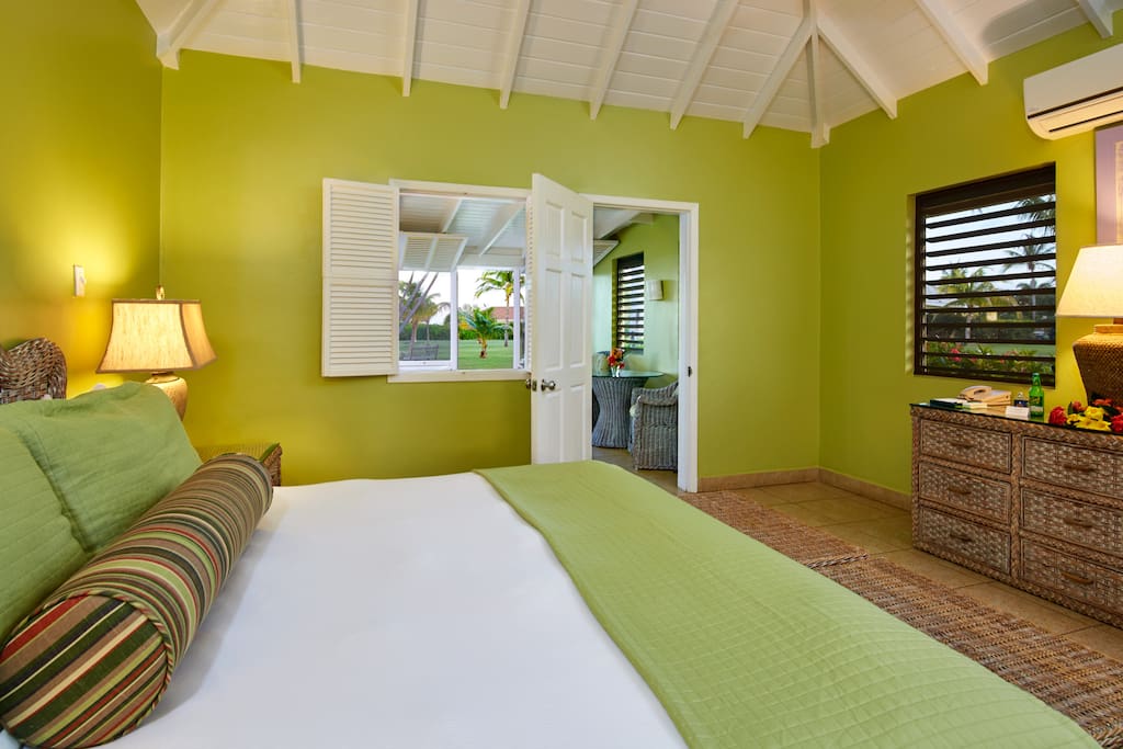 The Deluxe Garden Suite is centrally located in the middle of the resort.