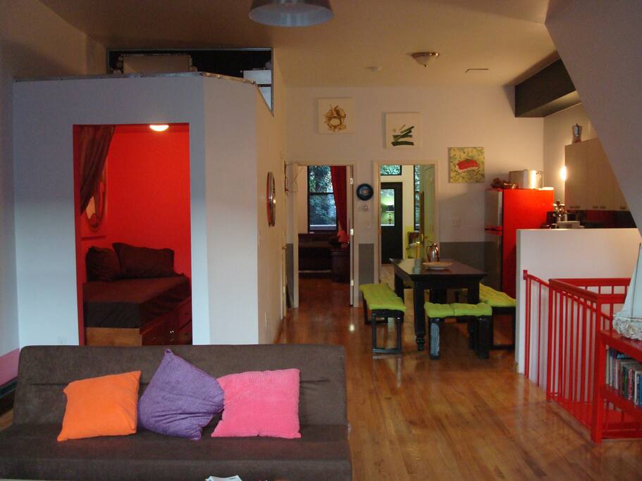 The living room