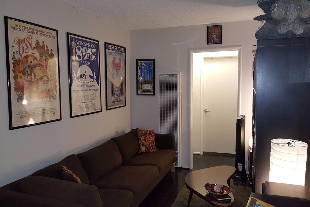 Cozy Cinephile Living Room