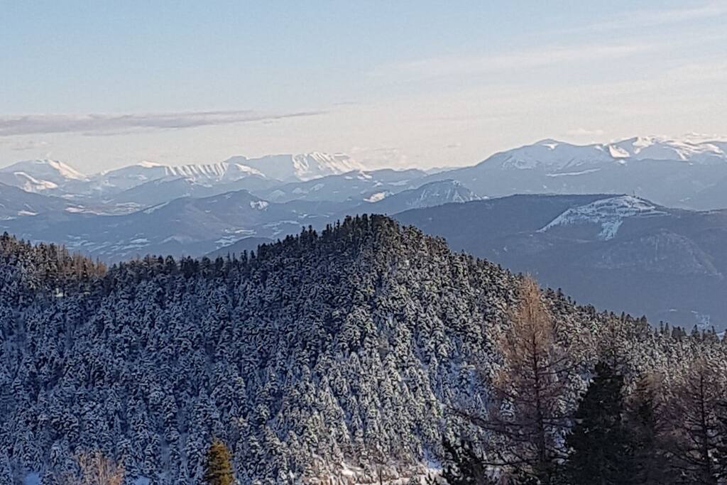 Vue des pistes