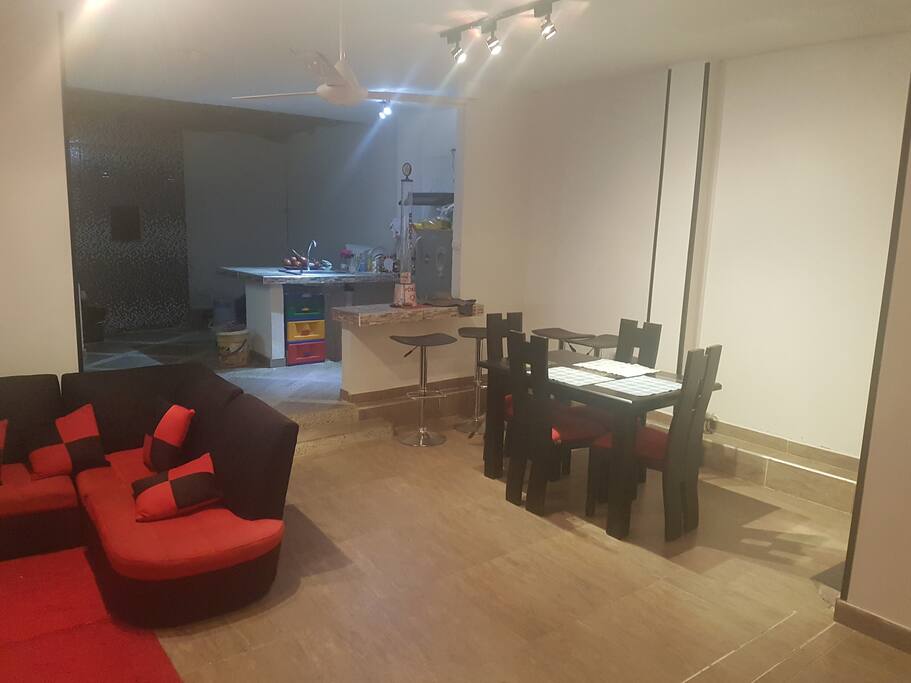sala comedor en otro nivel