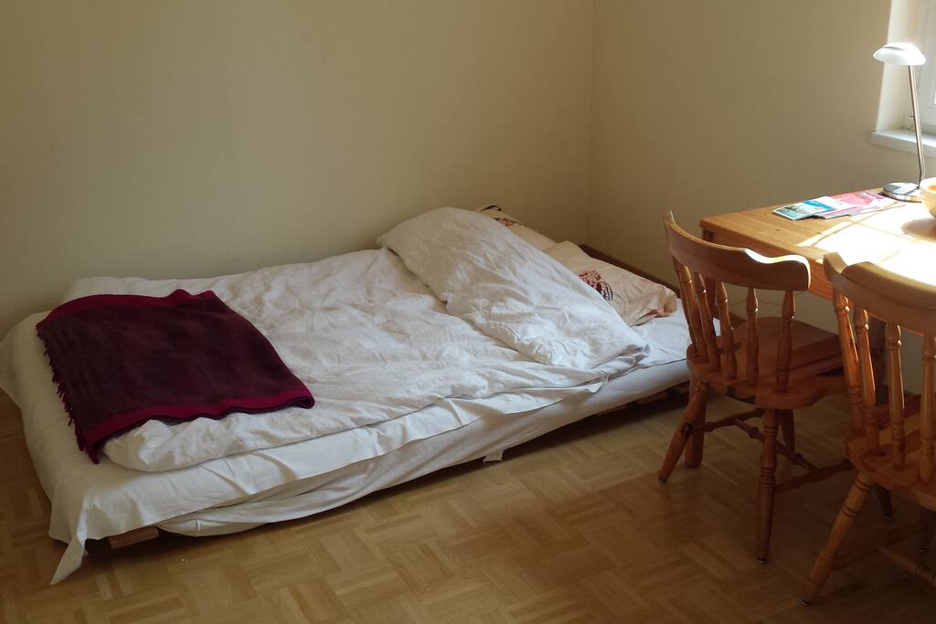 Comfy double bed