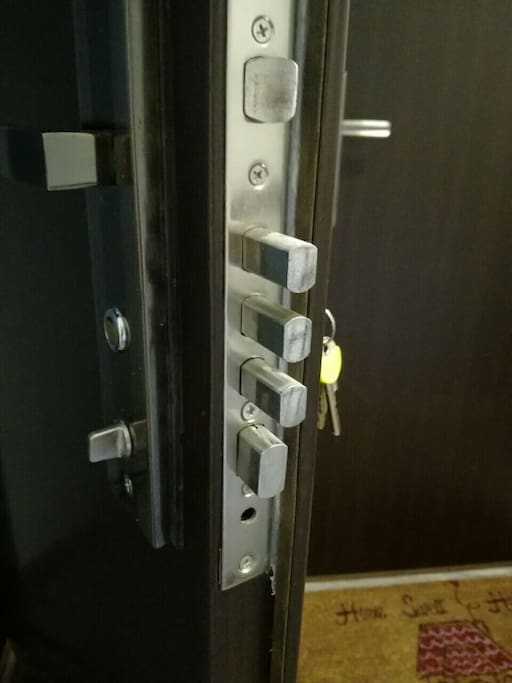Security door of apartment