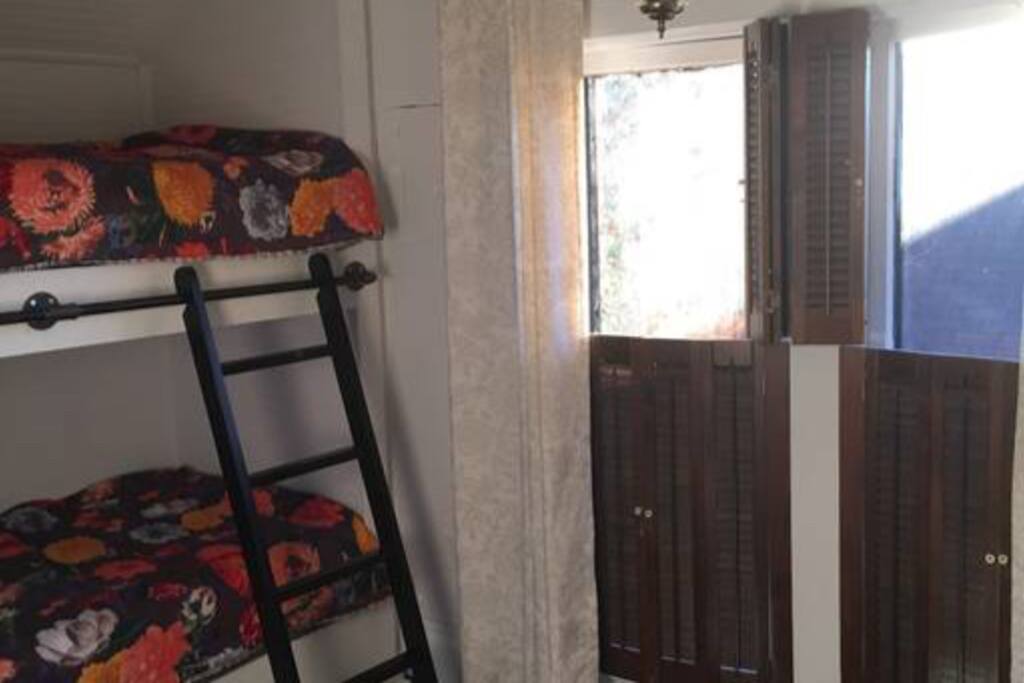 Small bedroom with bunkbeds