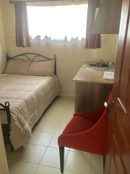 Entry way to room