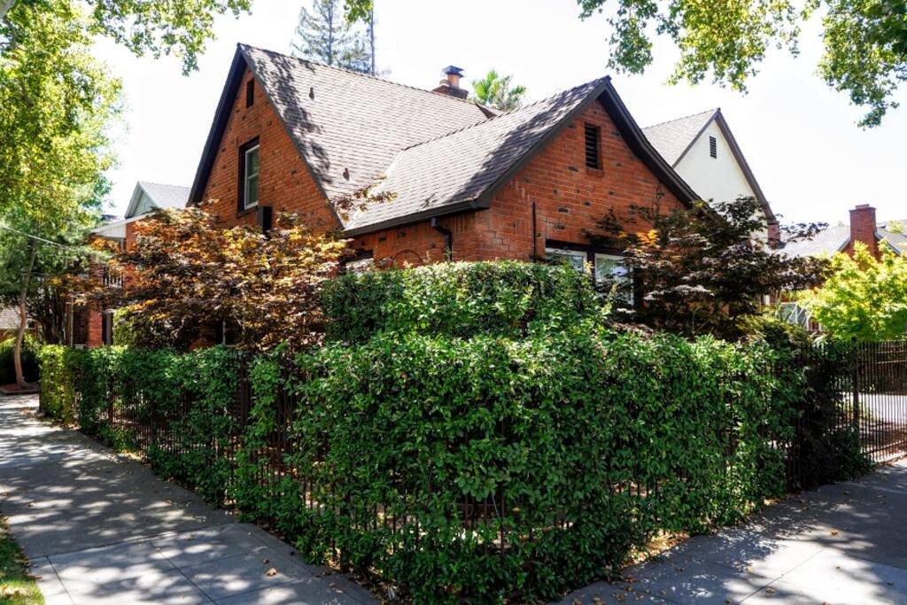 Front view from S St. Built in 1937. The entire lower unit is your separate, private, personal space.