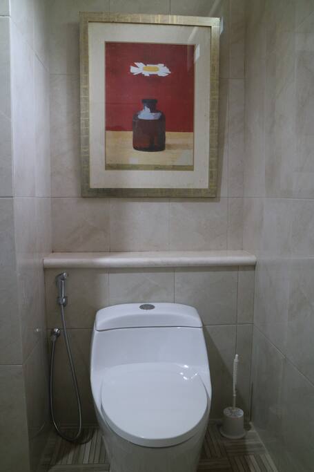 Bathroom complete with private toilet