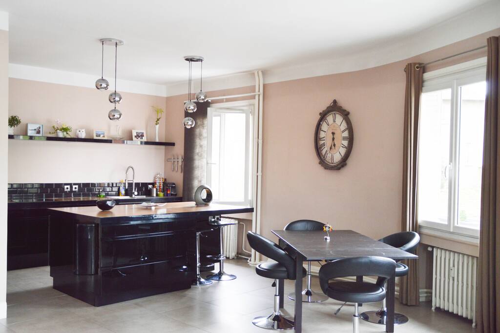 Salon+ Cuisine / Living room+kitchen