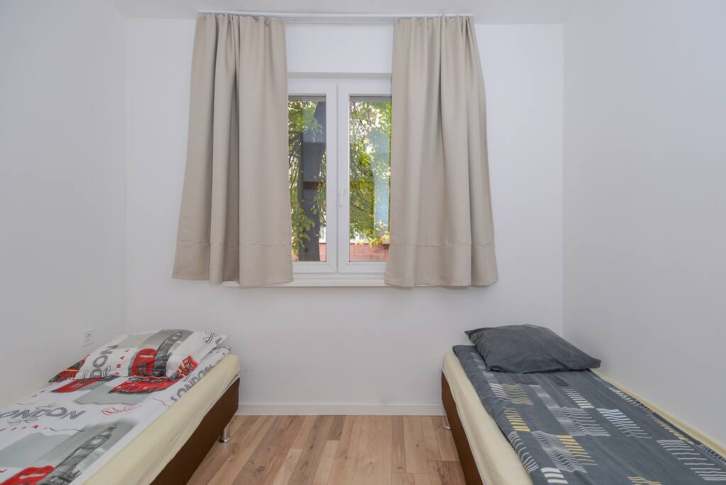 The second twin-bed bedroom