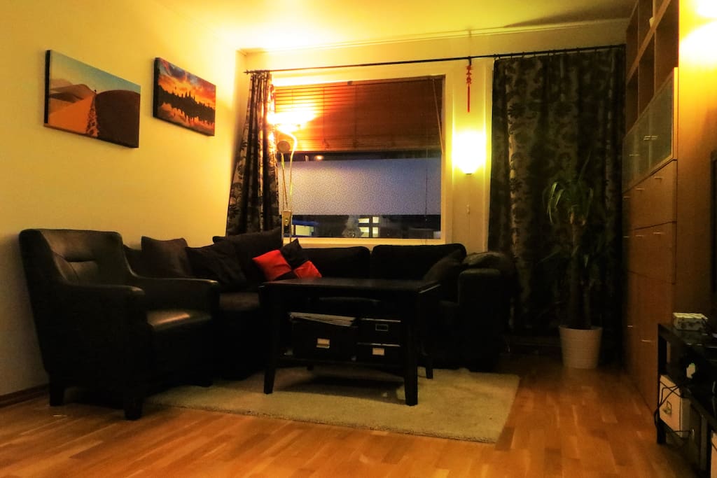 A cosy sofa.