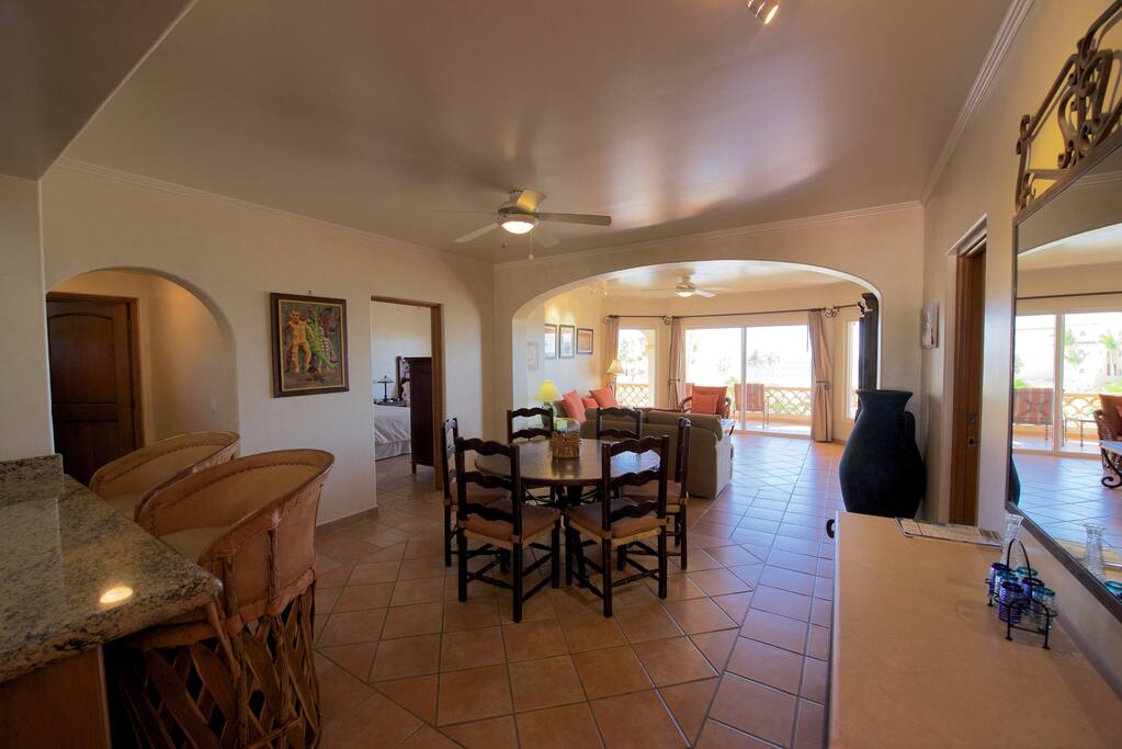View of the condo from the front entrance